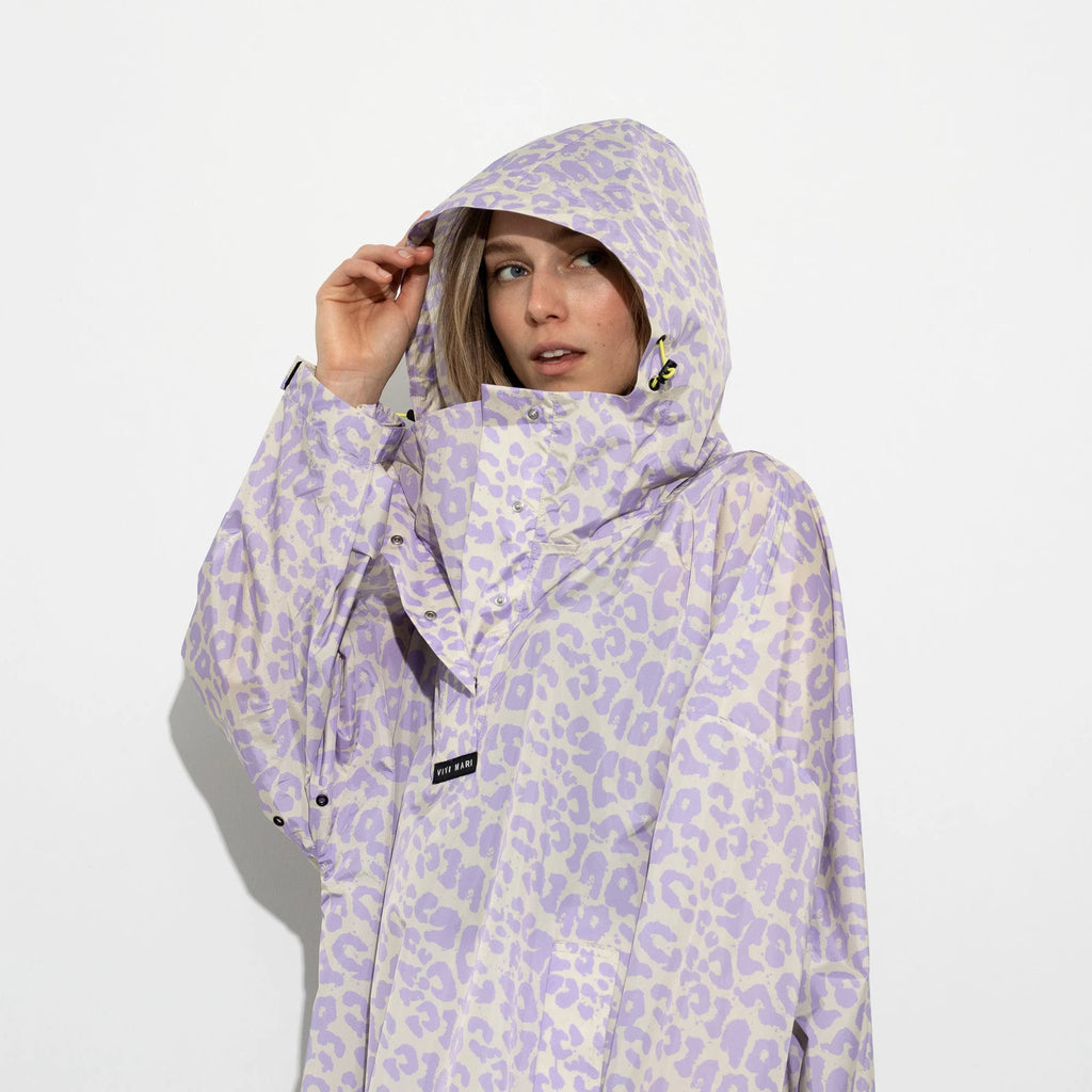 VIVI MARI Raincoat Leo splashes lavender/grey