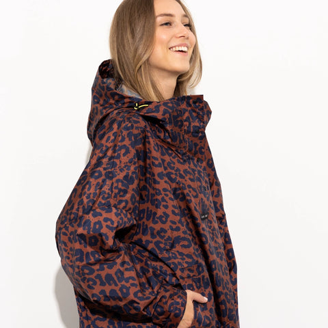 VIVI MARI Raincoat Leo splashes navy/rust