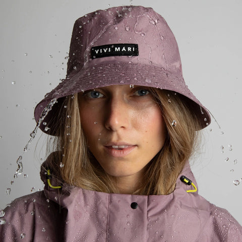 VIVI MARI Raincoat Solid ash plum