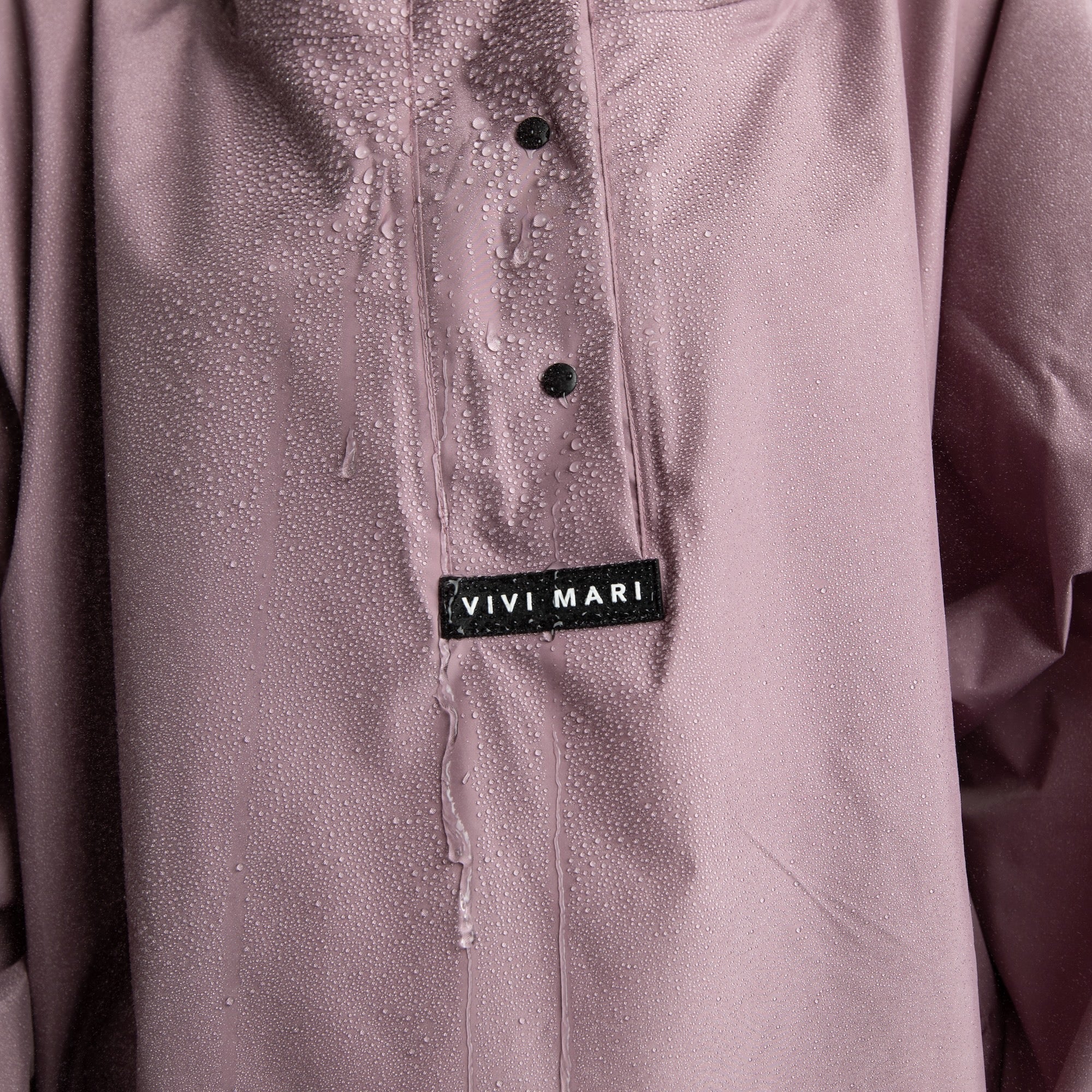 VIVI MARI Raincoat Solid ash plum