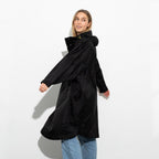 VIVI MARI Raincoat solid black