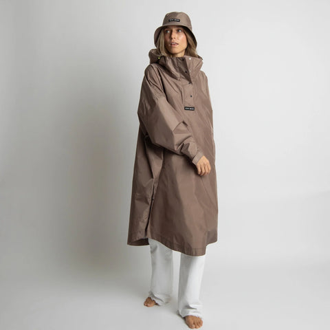 VIVI MARI Raincoat Solid dark mushroom