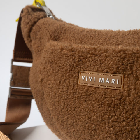 VIVI MARI Teddy Hip Bag medium - caramel