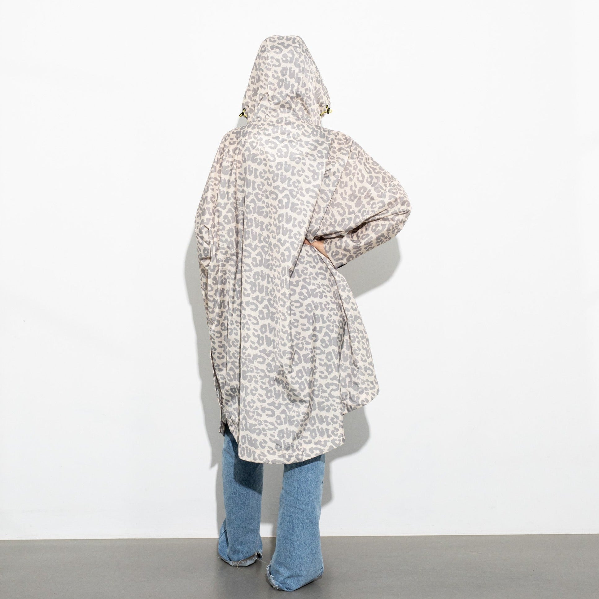 VIVI MARI Raincoat Leo Splashes Grey/Sand