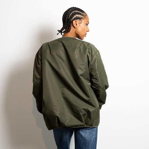 VIVI MARI Reversible Bomber Jacket - olive/leo navy-olive