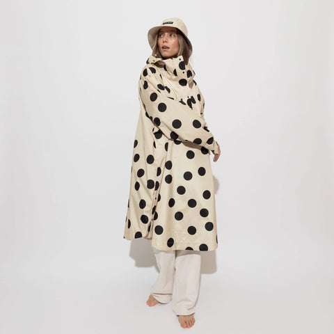VIVI MARI Raincoat dots black/sand