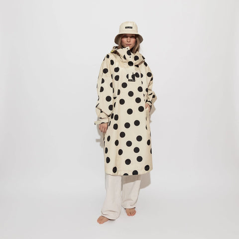 VIVI MARI Raincoat dots black/sand