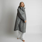VIVI MARI Raincoat Leo splashes dark grey/mushroom