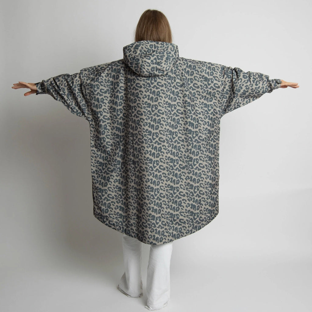 VIVI MARI Raincoat Leo splashes dark grey/mushroom