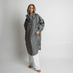 VIVI MARI Raincoat Leo splashes dark grey/mushroom
