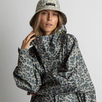 VIVI MARI Raincoat Leo splashes dark grey/mushroom