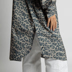 VIVI MARI Raincoat Leo splashes dark grey/mushroom