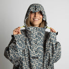 VIVI MARI Raincoat Leo splashes dark grey/mushroom
