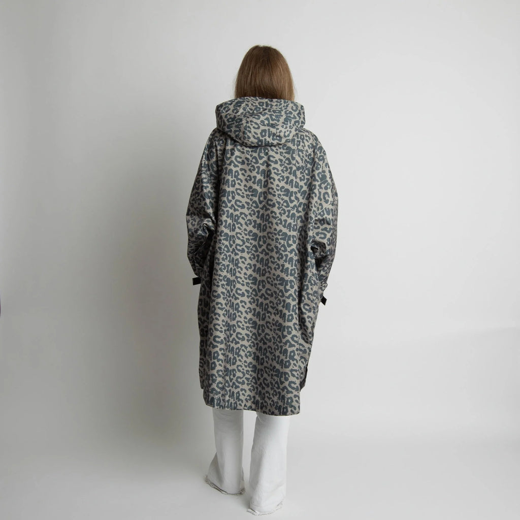 VIVI MARI Raincoat Leo splashes dark grey/mushroom