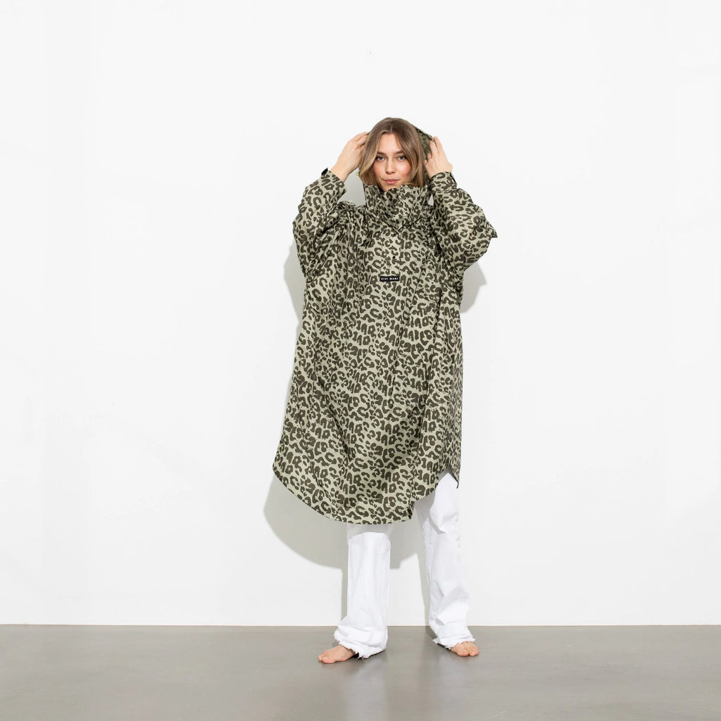 VIVI MARI Raincoat Leo splashes olive/pale olive