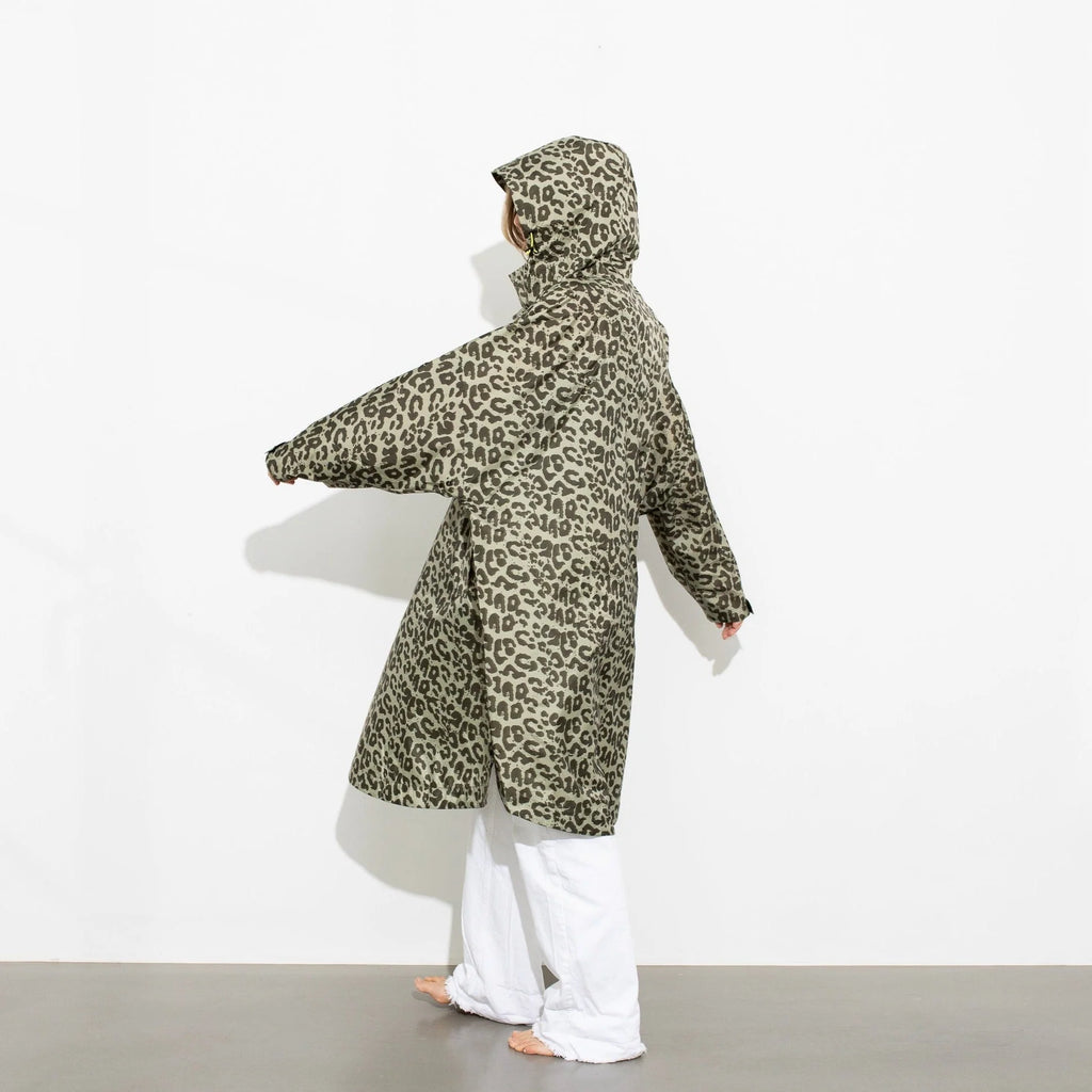 VIVI MARI Raincoat Leo splashes olive/pale olive