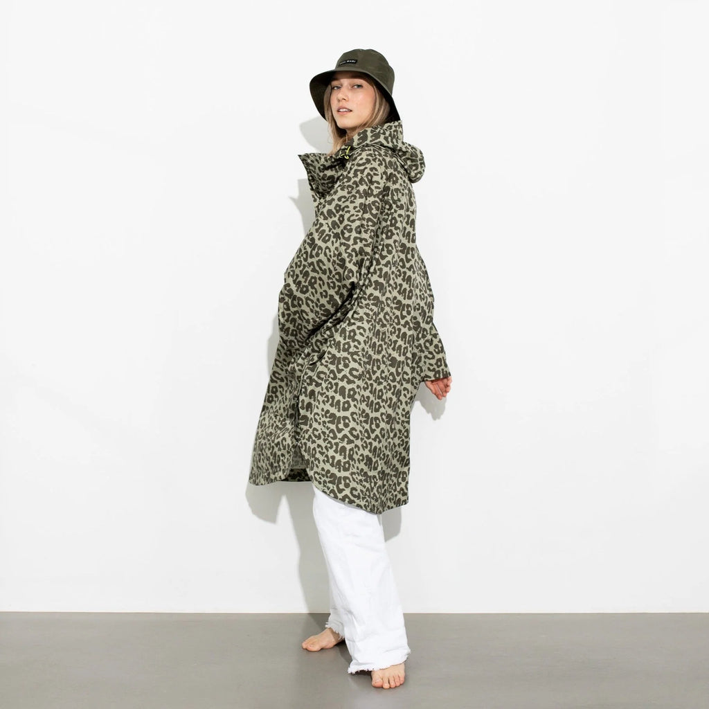 VIVI MARI Raincoat Leo splashes olive/pale olive