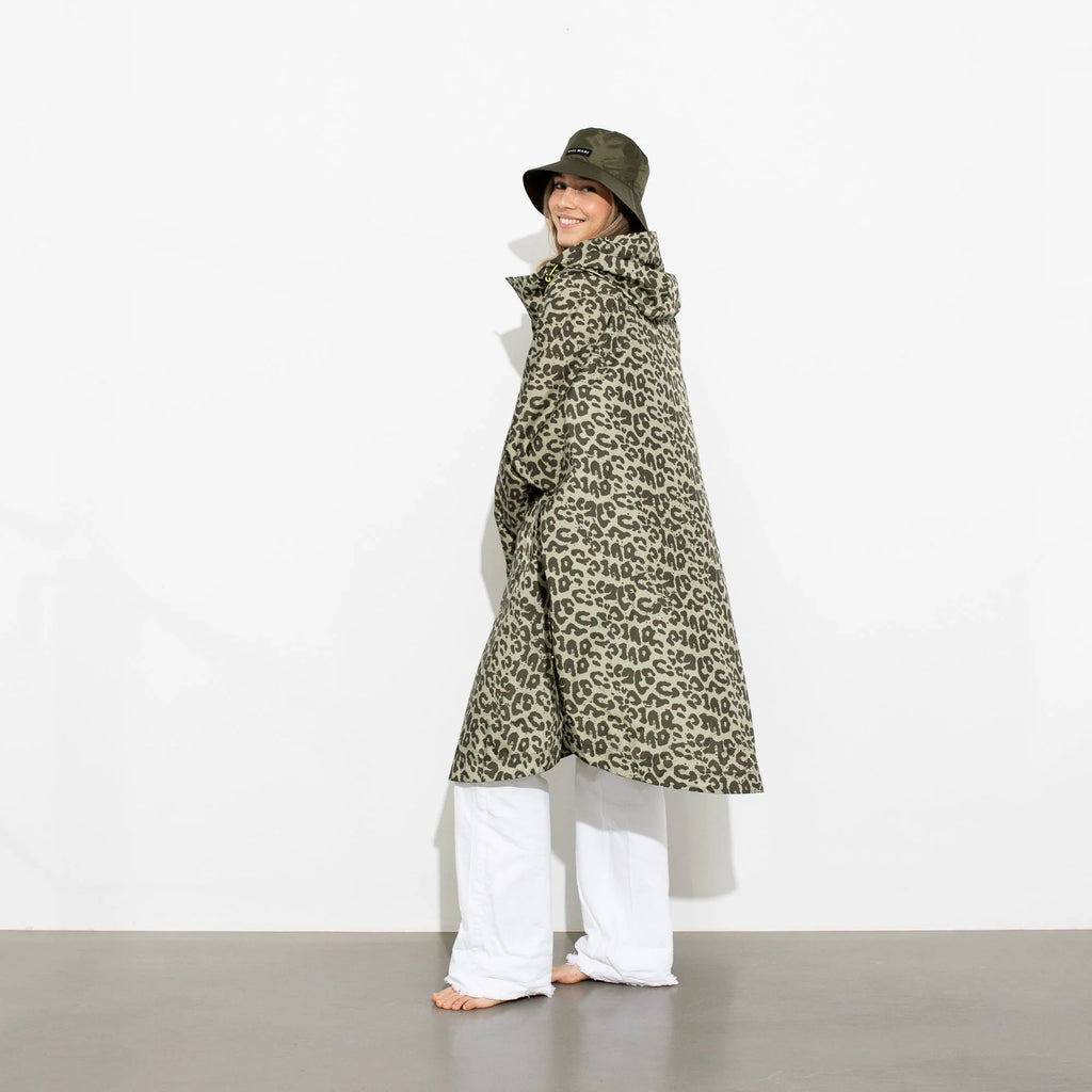 VIVI MARI Raincoat Leo splashes olive/pale olive