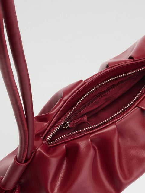 ÖLEND Dumpling Bag Suede - stone