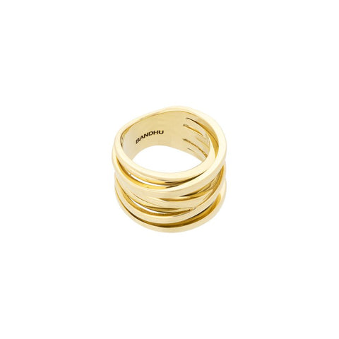 Bandhu Coil Ring gold