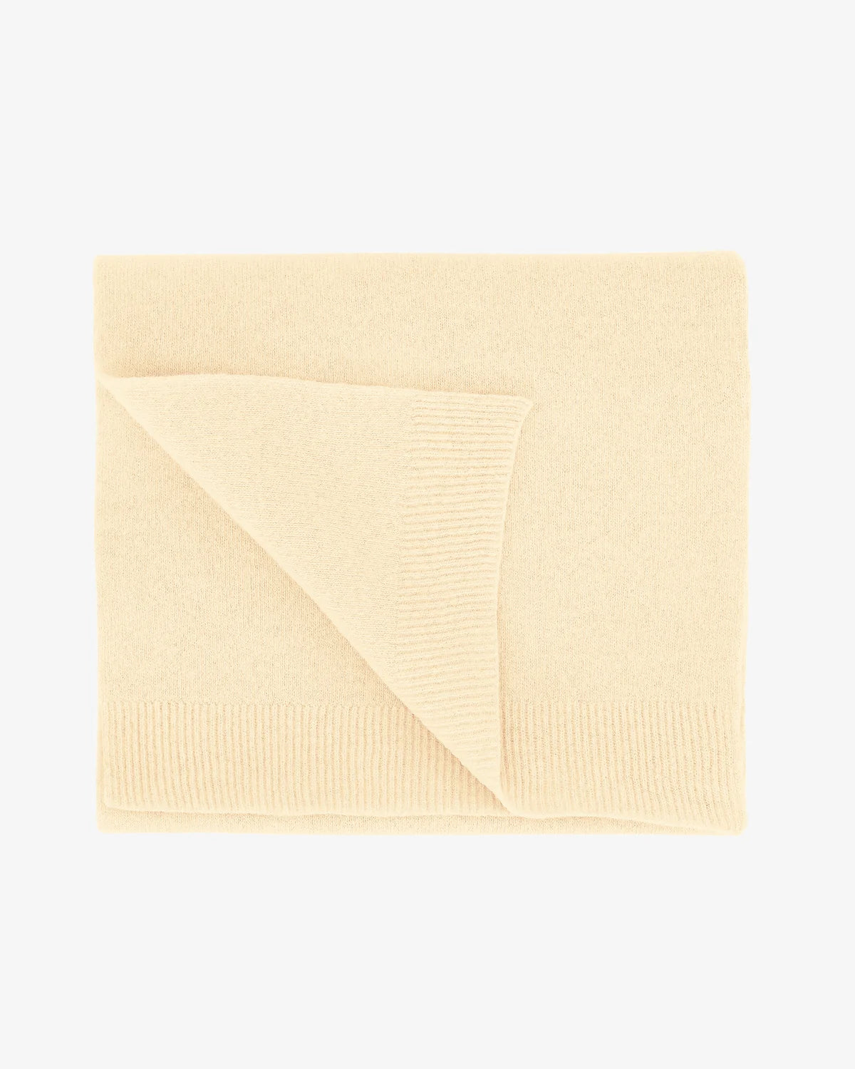 COLORFUL STANDARD Merino Wool Scarf soft yellow