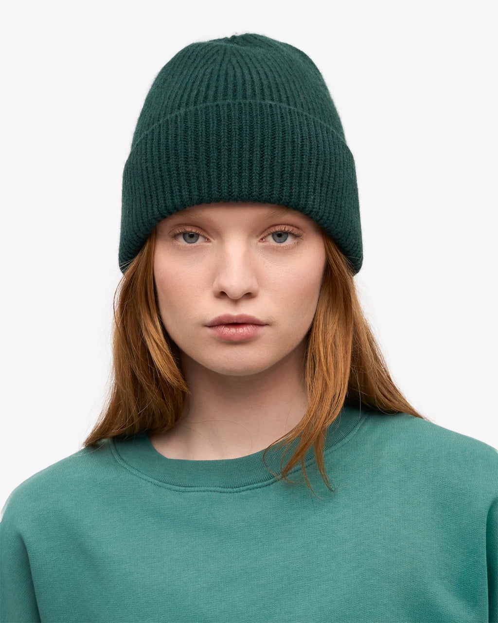 COLORFUL STANDARD Merino Wool Hat emerald green
