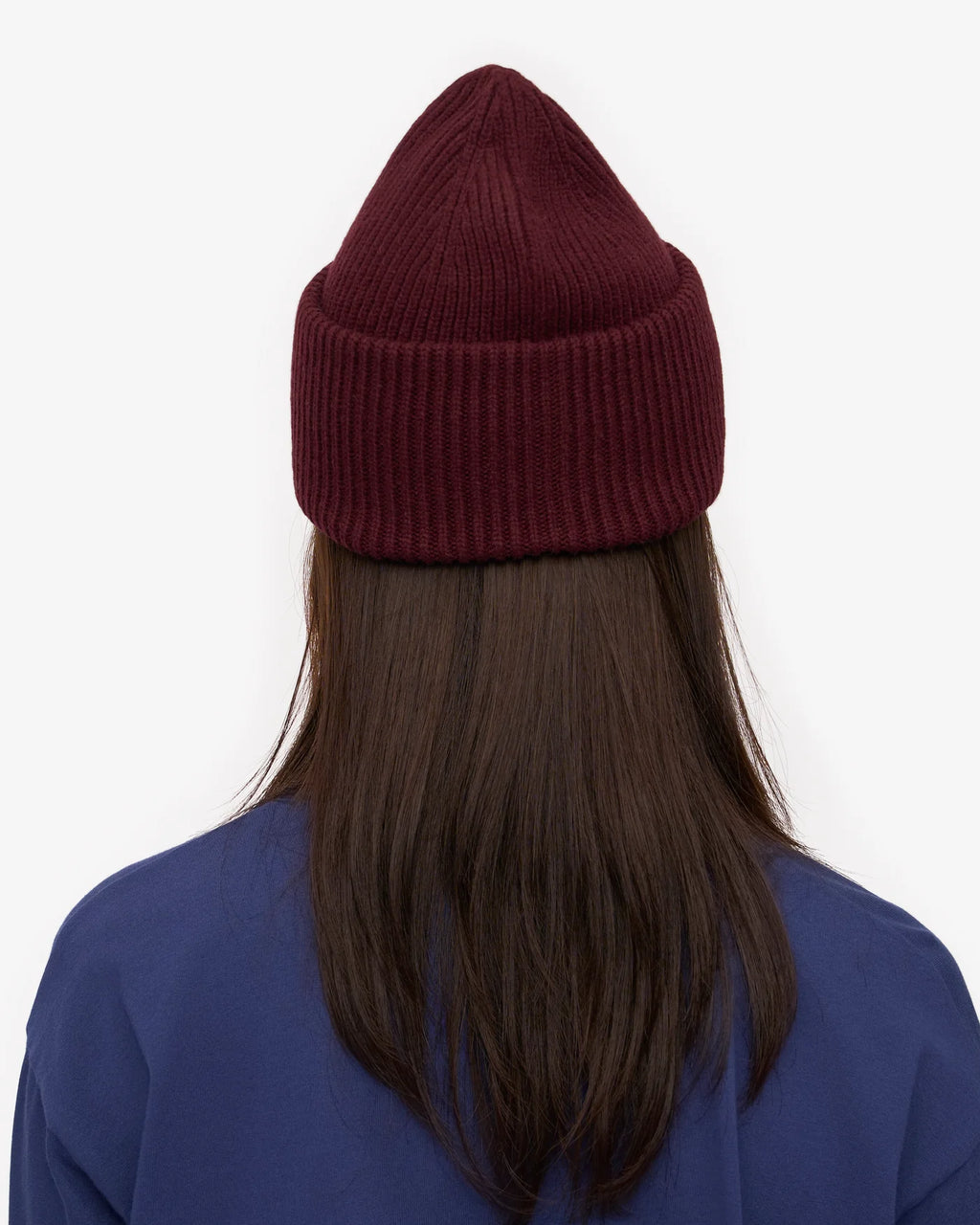 COLORFUL STANDARD Merino Wool Hat oxblood red