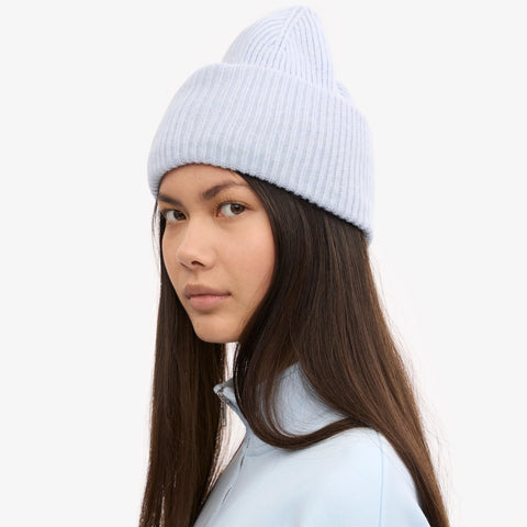 COLORFUL STANDARD Merino Wool Hat polar blue