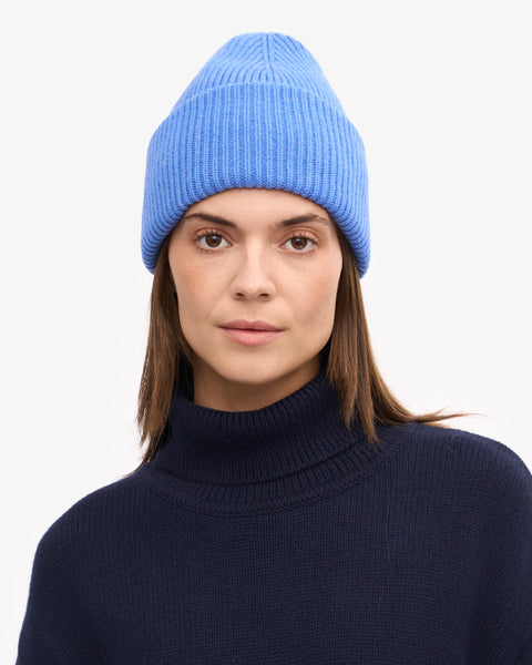 COLORFUL STANDARD Merino Wool Hat pacific blue
