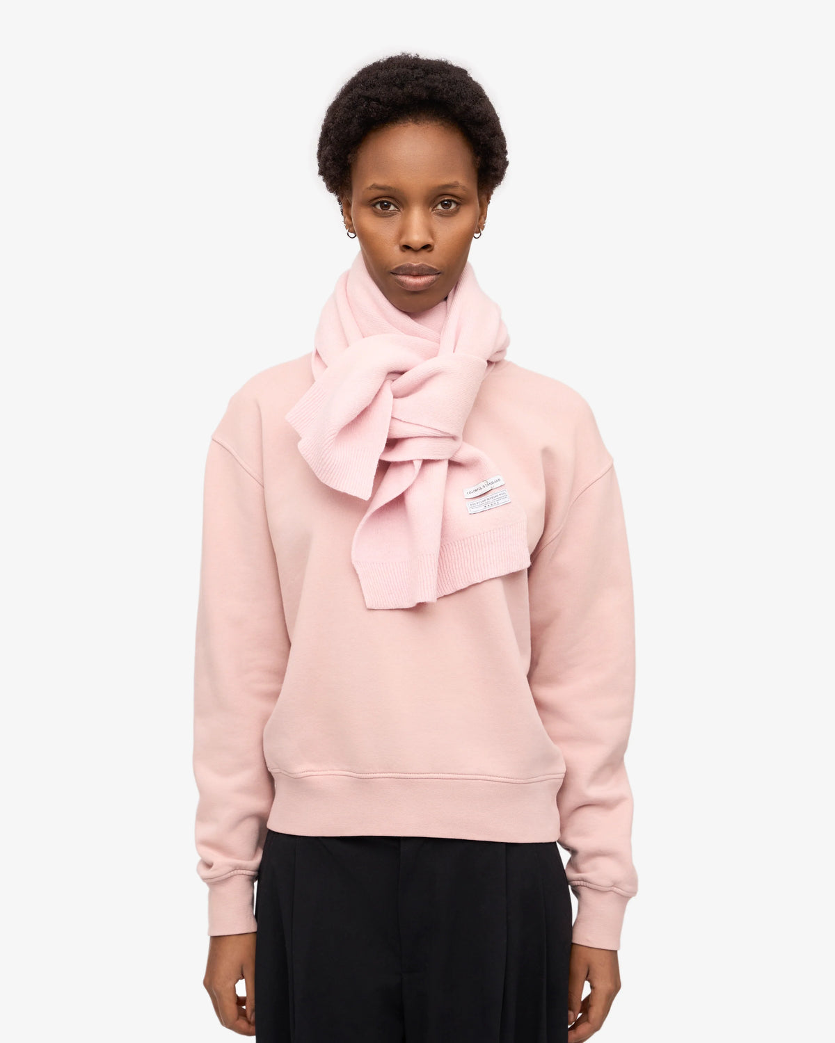 COLORFUL STANDARD Merino Wool Scarf faded pink