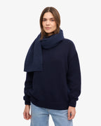 COLORFUL STANDARD Merino Wool Scarf marine blue