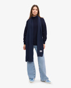 COLORFUL STANDARD Merino Wool Scarf marine blue