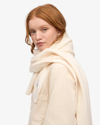 COLORFUL STANDARD Merino Wool Scarf optical white