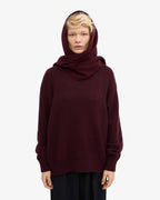 COLORFUL STANDARD Merino Wool Scarf oxblood red