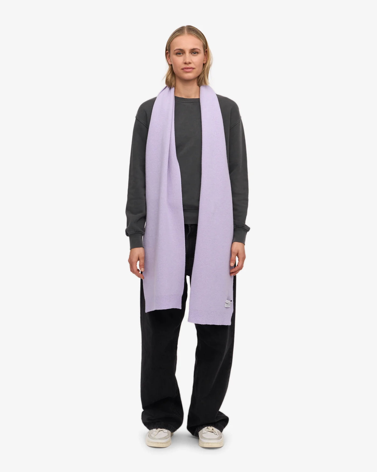 COLORFUL STANDARD Merino Wool Scarf soft lavender