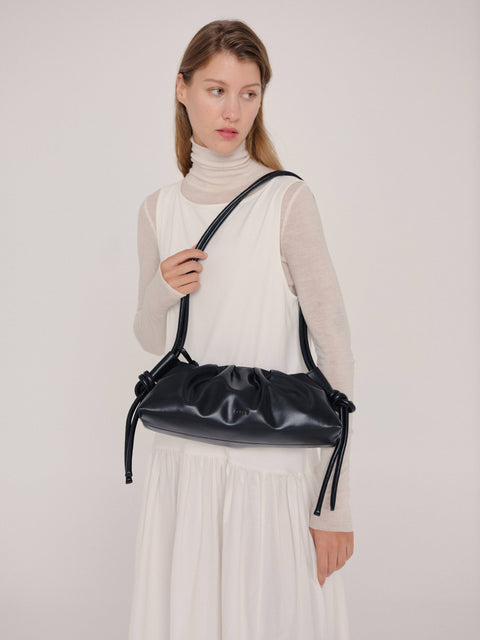 ÖLEND Dumpling Bag Suede - stone