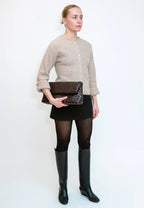 HVISK Arlene Braided Raw Structure - umber brown