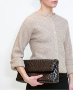 HVISK Arlene Braided Raw Structure - umber brown
