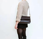 HVISK Arlene Braided Raw Structure - umber brown