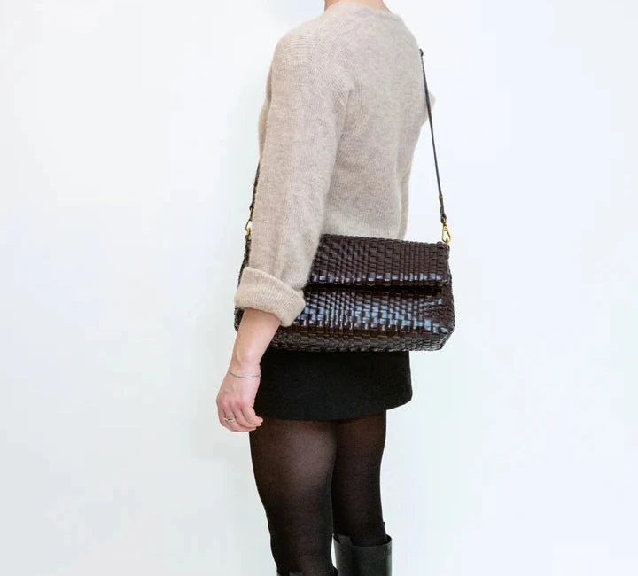 HVISK Arlene Braided Raw Structure - umber brown