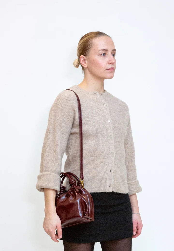 HVISK Jolly Raw Structure - deep burgundy