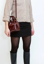 HVISK Jolly Raw Structure - deep burgundy