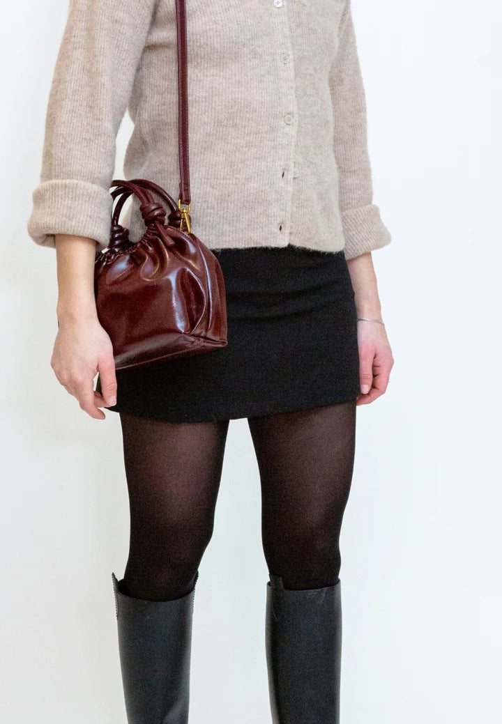 HVISK Jolly Raw Structure - deep burgundy