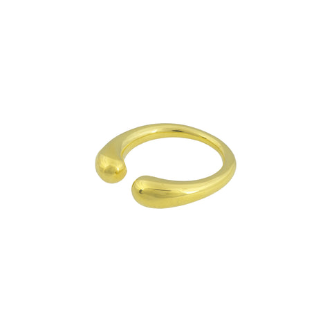 BANDHU Melt ring gold plated