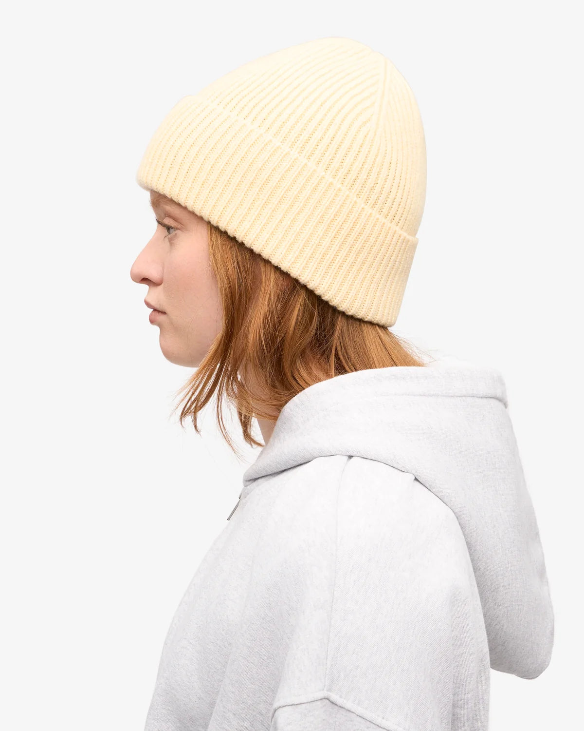 COLORFUL STANDARD Merino Wool Beanie soft yellow