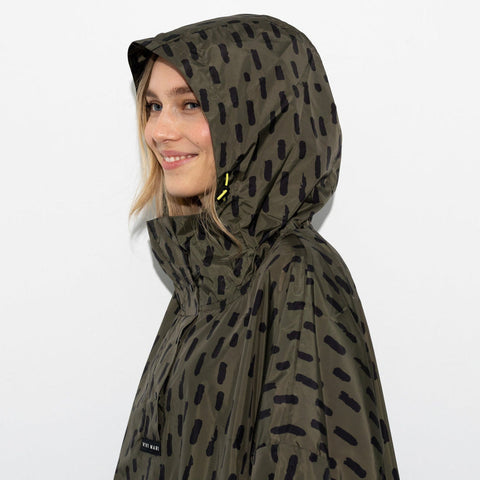 VIVI MARI Raincoat Drops olive/black