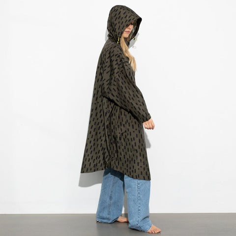 VIVI MARI Raincoat Drops olive/black