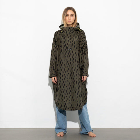 VIVI MARI Raincoat Drops olive/black