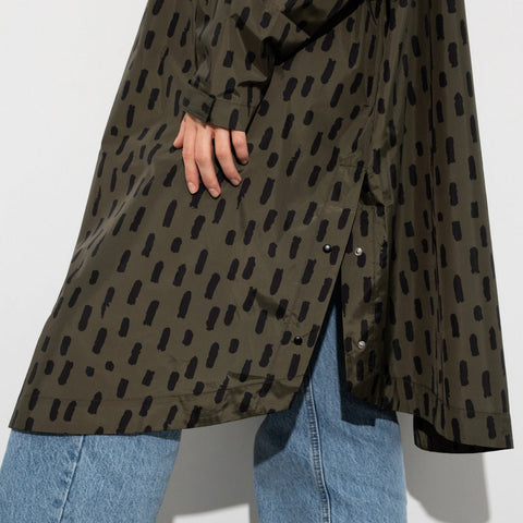 VIVI MARI Raincoat Drops olive/black