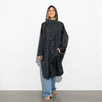 VIVI MARI RAINCOAT LEO SPLASHES NAVY/OLIVE
